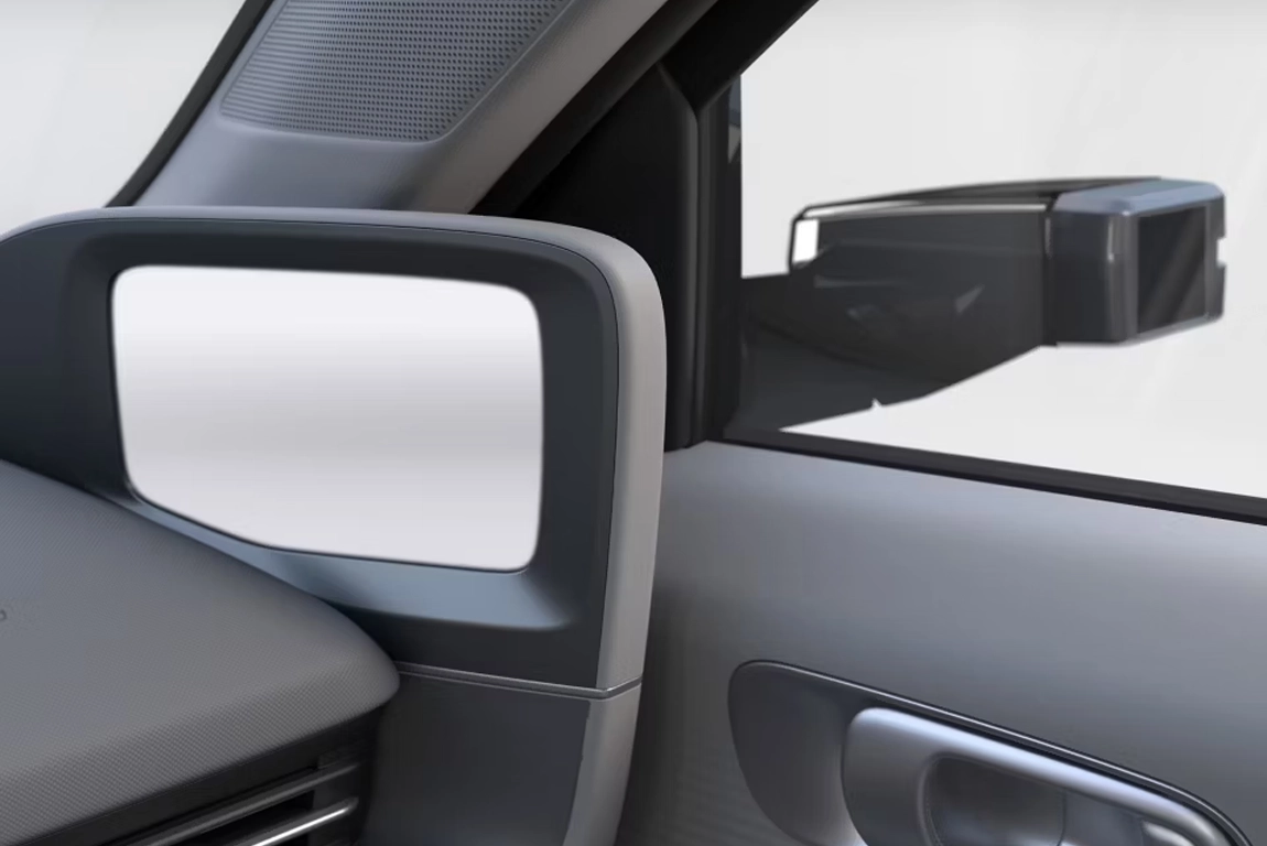 Vue intérieur de la Hyundai IONIQ 6 mettant en avant le design lumineux