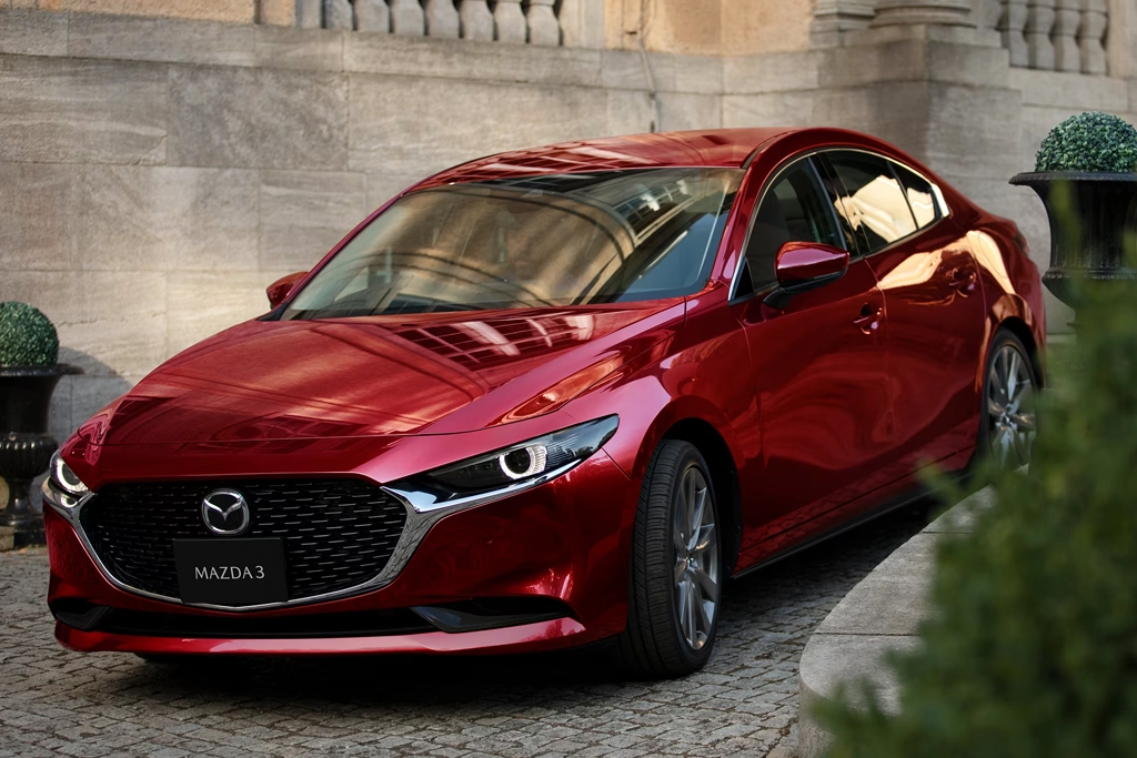 Habitacle Mazda 3 Berline, sièges premium et finitions soignées