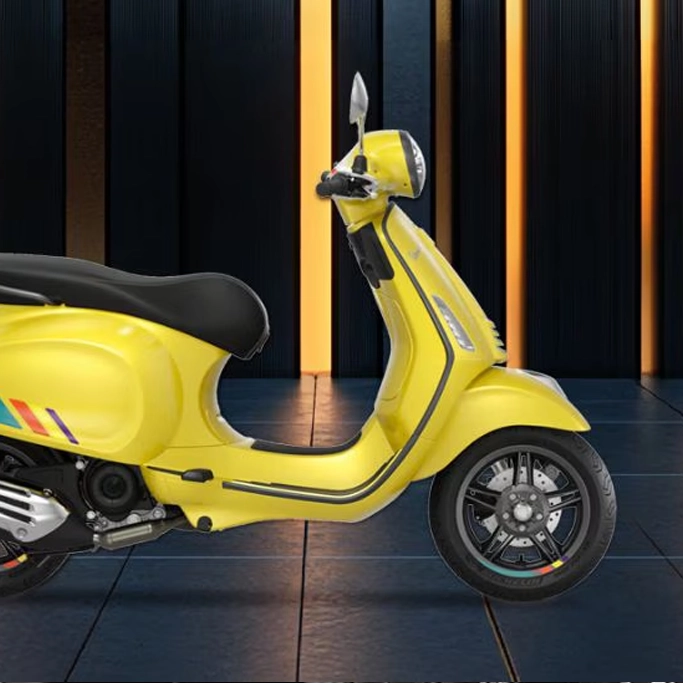 Tableau de bord digital de la Vespa GTS