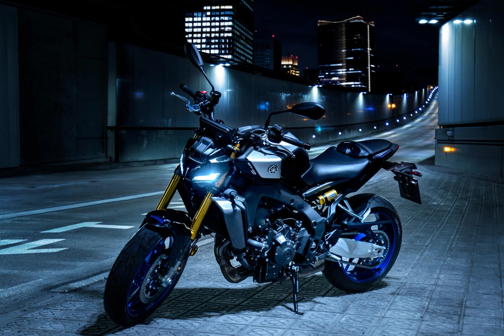 Tableau de bord TFT de la Yamaha 2024 MT-09 SP 35kW
