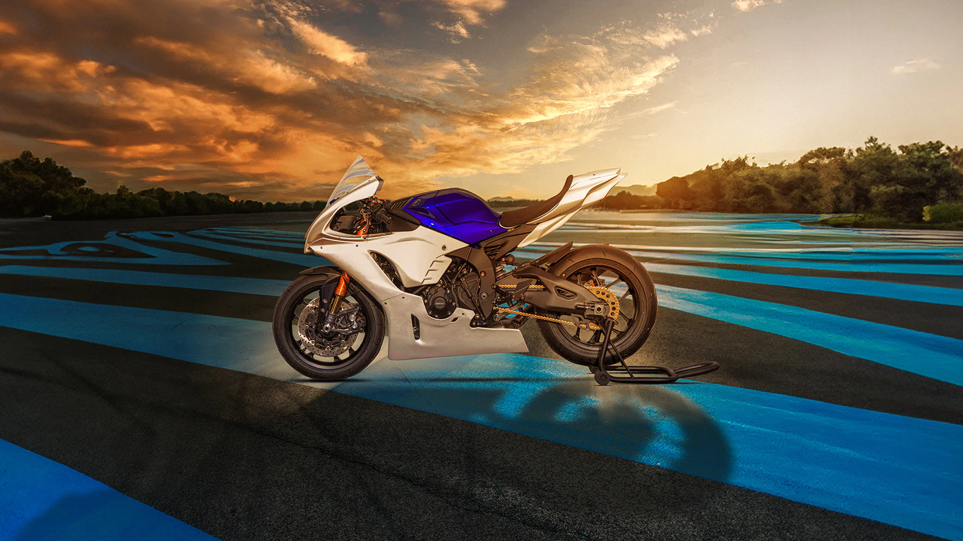 Yamaha 2025 R1 GYTR en action sur circuit