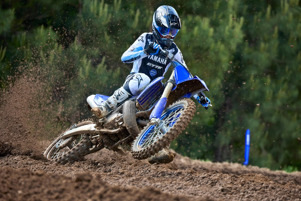 Détail du moteur 2 temps de la Yamaha 2025 YZ250