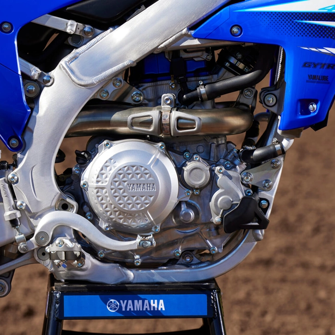 Châssis léger et suspensions de la Yamaha 2025 YZ450F