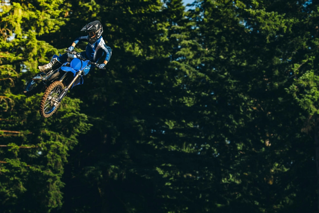 Détail du moteur de la Yamaha 2025 YZ85