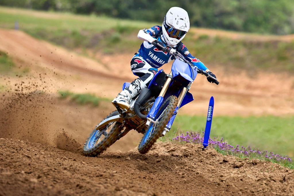 Détail du moteur YPVS de la Yamaha 2026 YZ85
