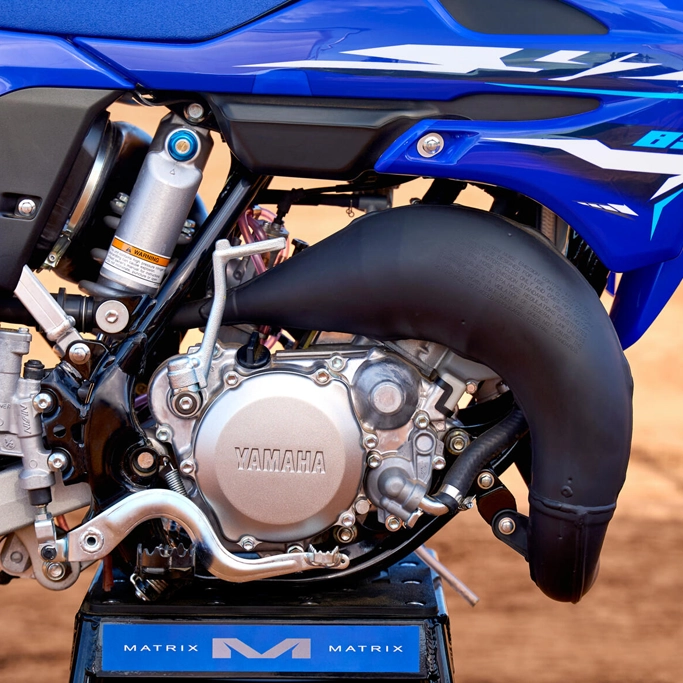Moteur et cadre de la Yamaha 2026 YZ85