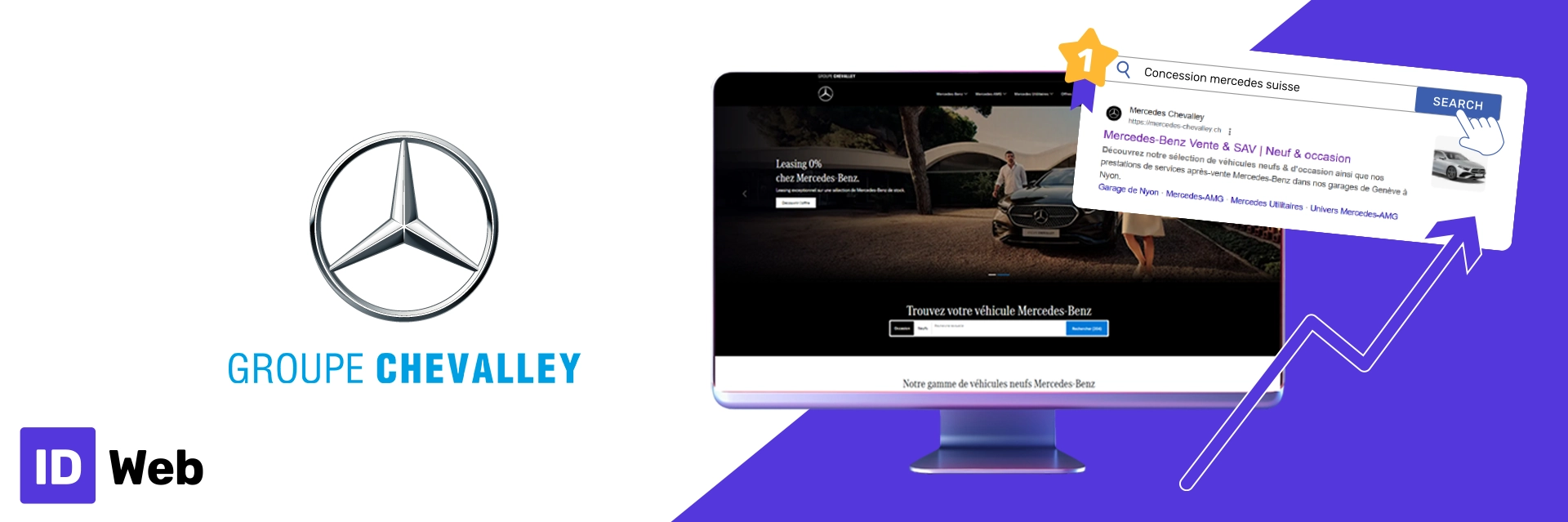 Mercedes-Benz Chevalley : De l’ombre à la 1ʳᵉ place Google