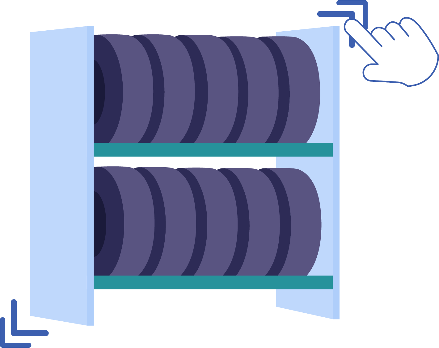 La Fabrik à ID - ID Spin - Paramétrer la taille racks de stockage