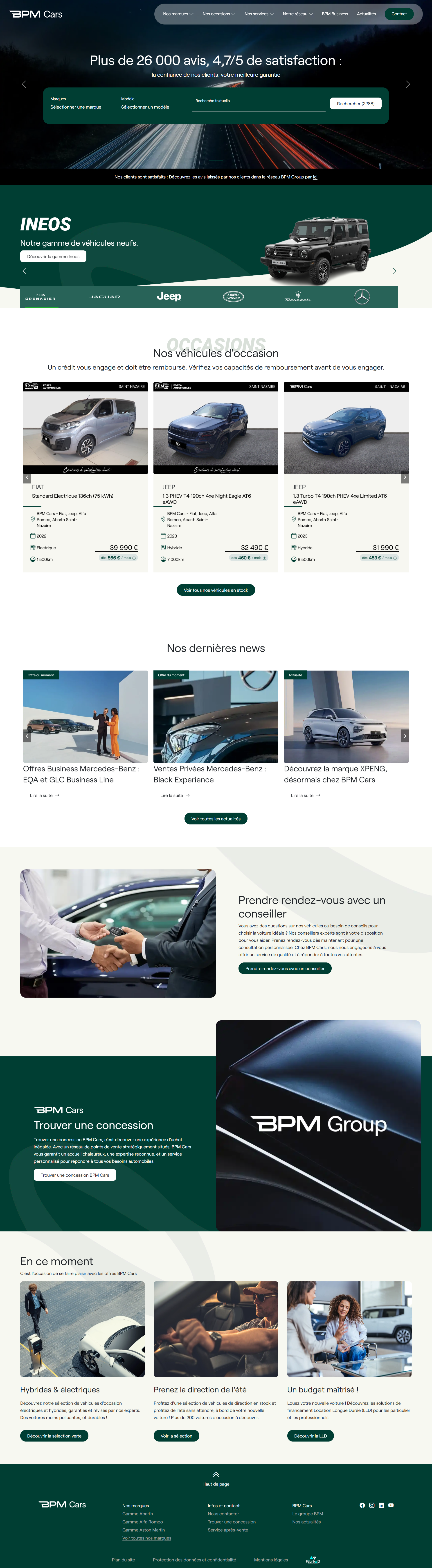 La Fabrik à ID - website BPM Cars