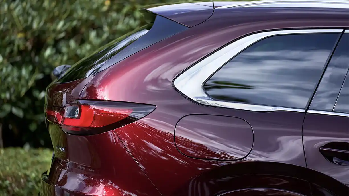 Silhouette de la Mazda CX 80 SUV 7 places