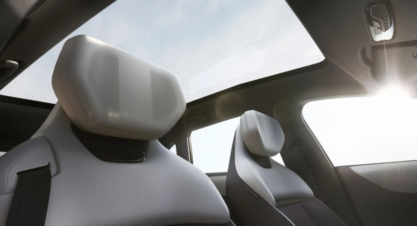 détail des sièges de la Mazda CX-6e
