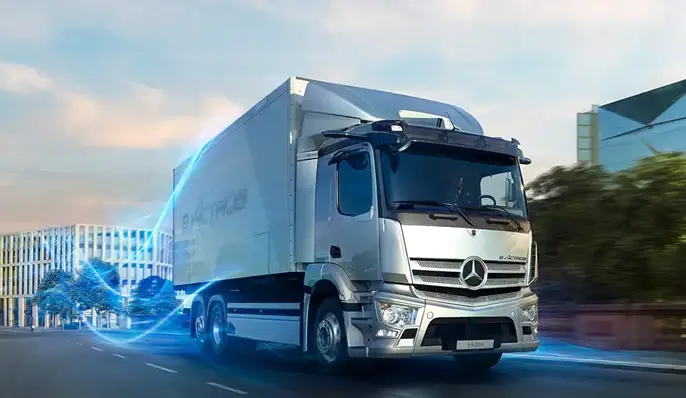 Mercedes Hamecher - eActros Motorisation