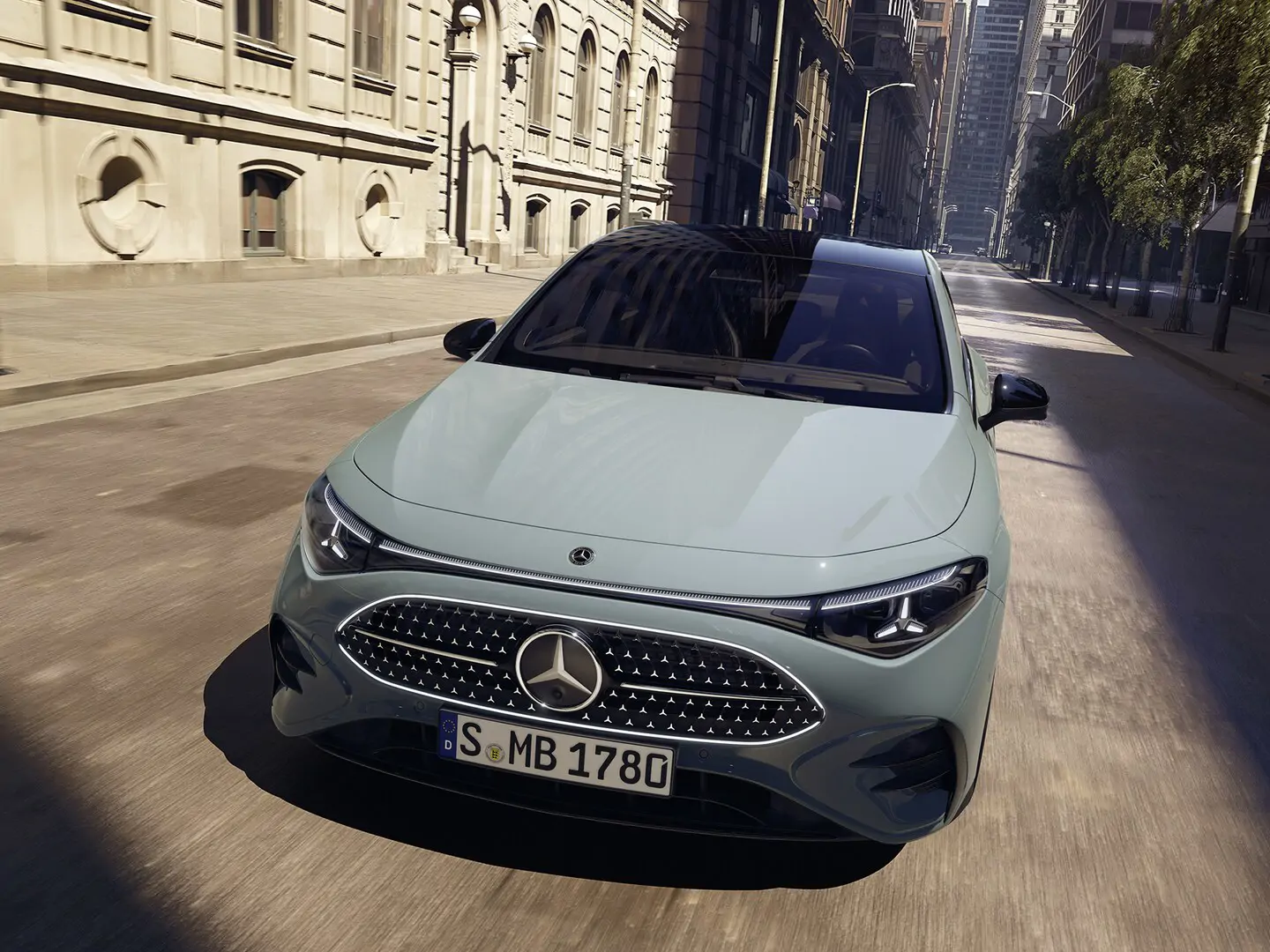 Mercedes De Willermin - CLA Berline 200 Hybride vue avant