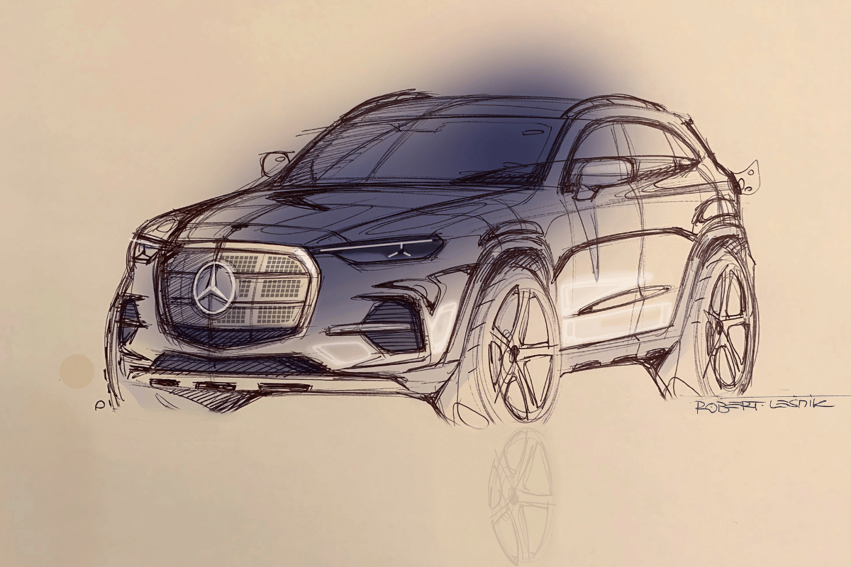 Croquis Mercedes-Benz SUV GLS