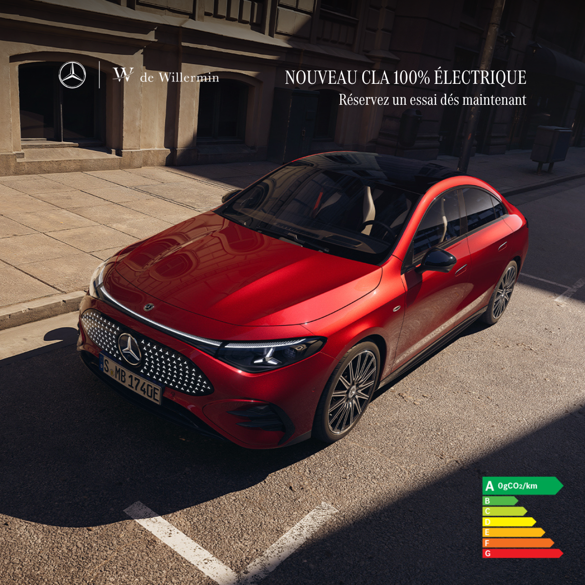 nouveau CLA 100% électrique
