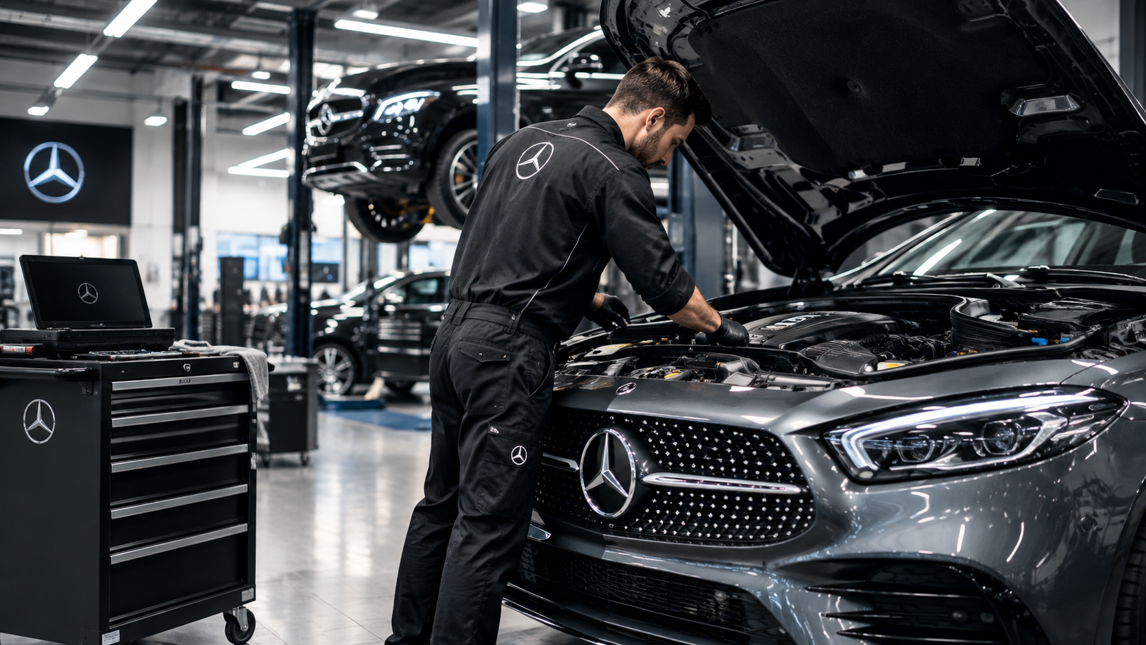 Professionnels de l’automobile : profitez de nos offres exclusives sur les pièces Mercedes-Benz !