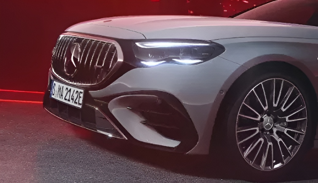 Mercedes-EMB - Classe E break - Vue calandre profil