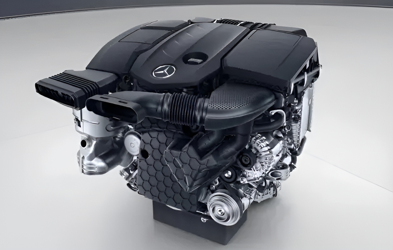Mercedes-EMB - Classe S - Vue Motorisation