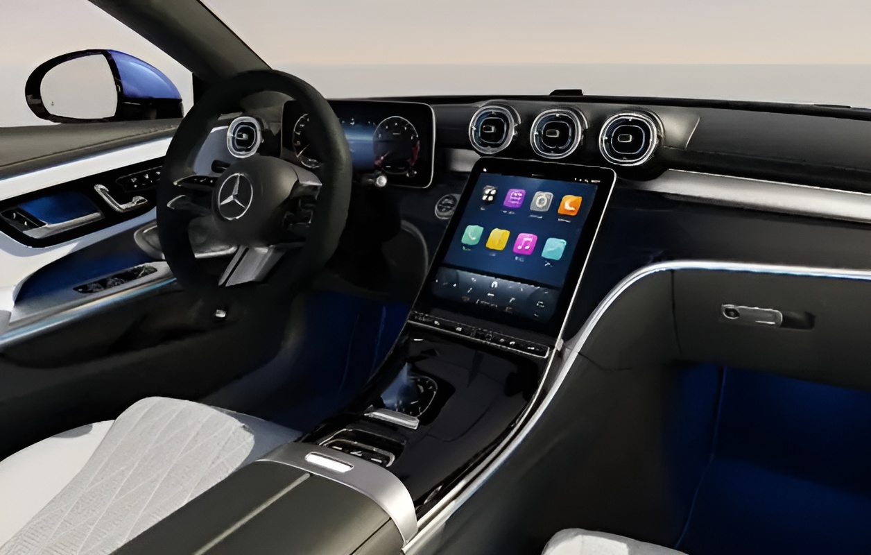 Mercedes-EMB - CLE Cabriolet - Vue console centrale