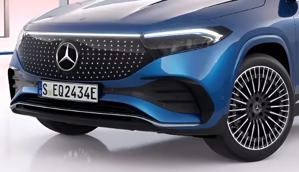 Mercedes-EMB - EQA - Vue calandre
