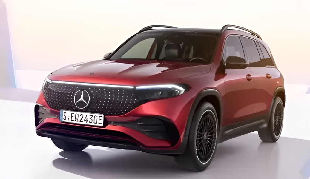 Mercedes-EMB - EQB - Vue trois quart avant