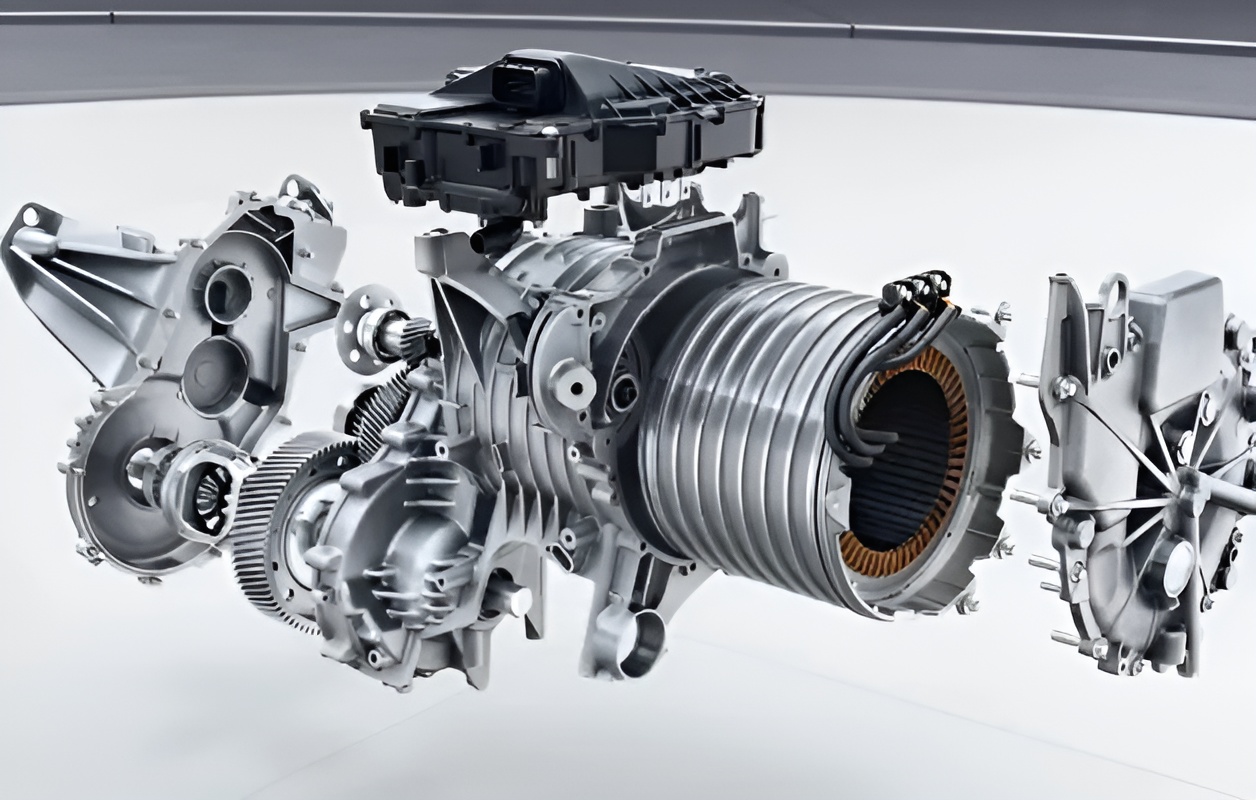 Mercedes-EMB - EQS SUV - Vue moteur