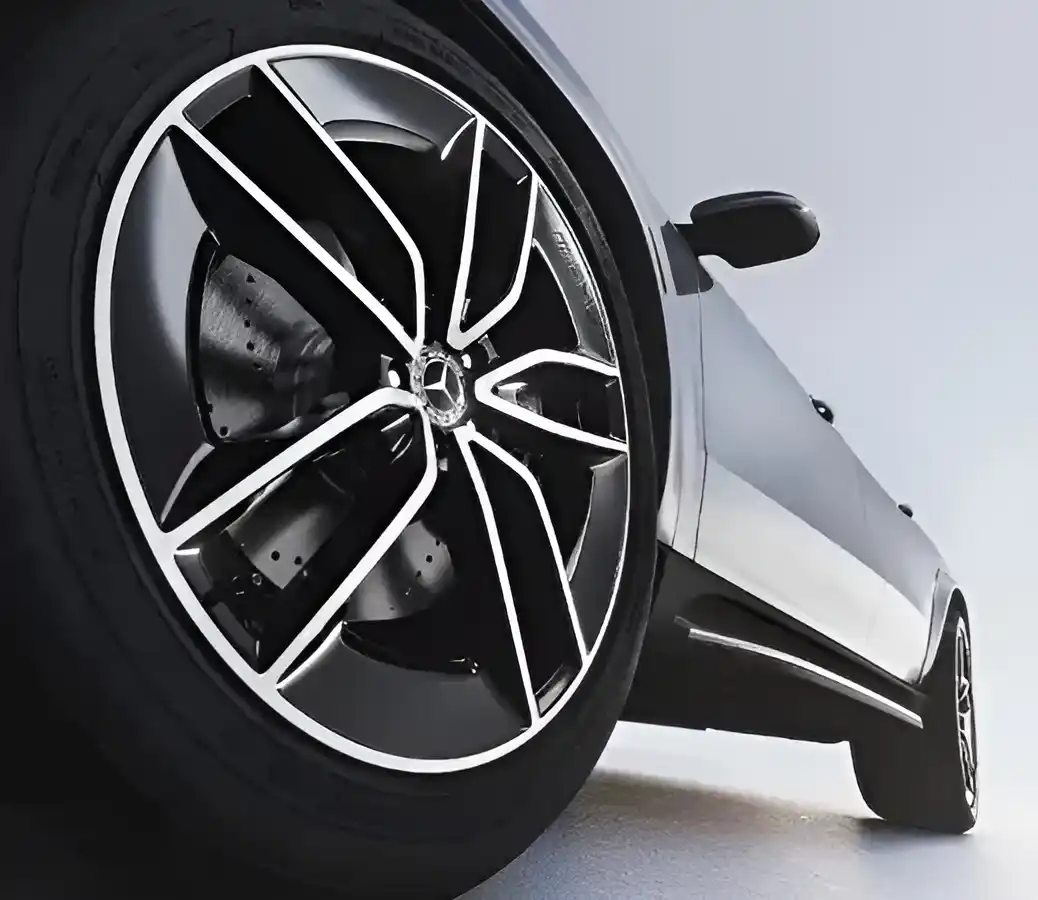 Mercedes-EMB - GLC - Vue roue avant