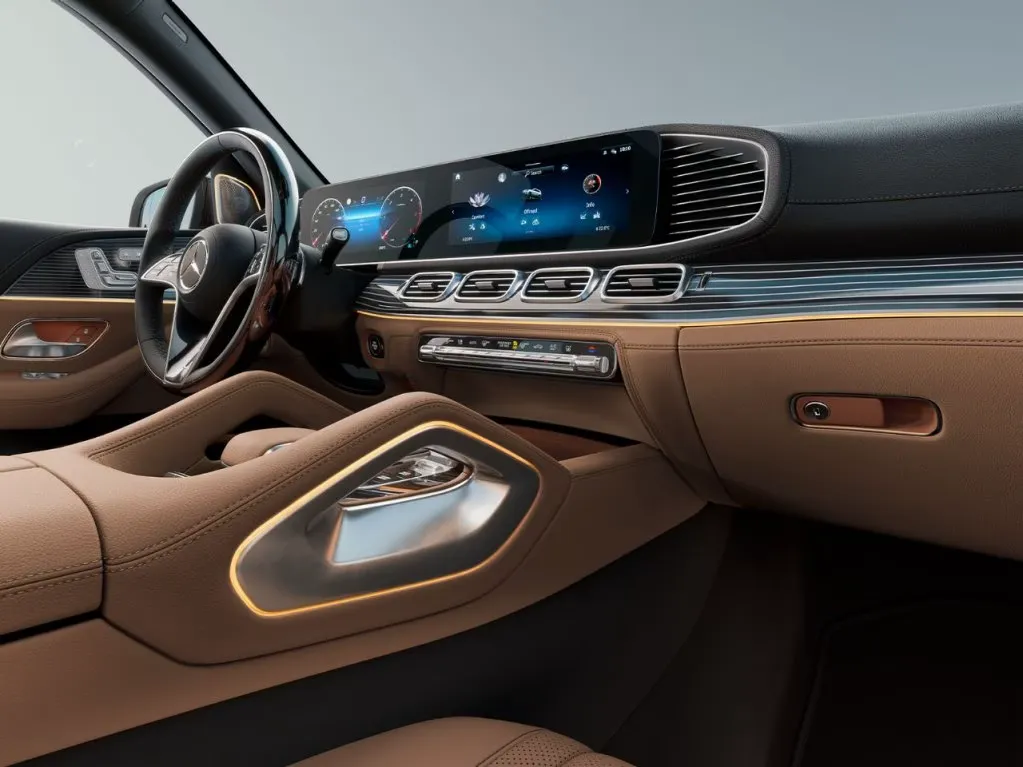 Mercedes Benz GLS onglet motorisation