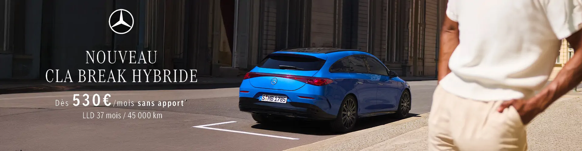 Profitez du Nouveau CLA Shooting Brake 200 Hybride à partir de 530€/mois* sans apport