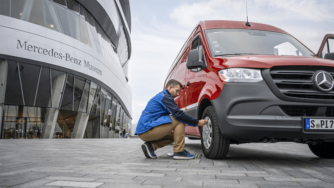 Changement roue Sprinter