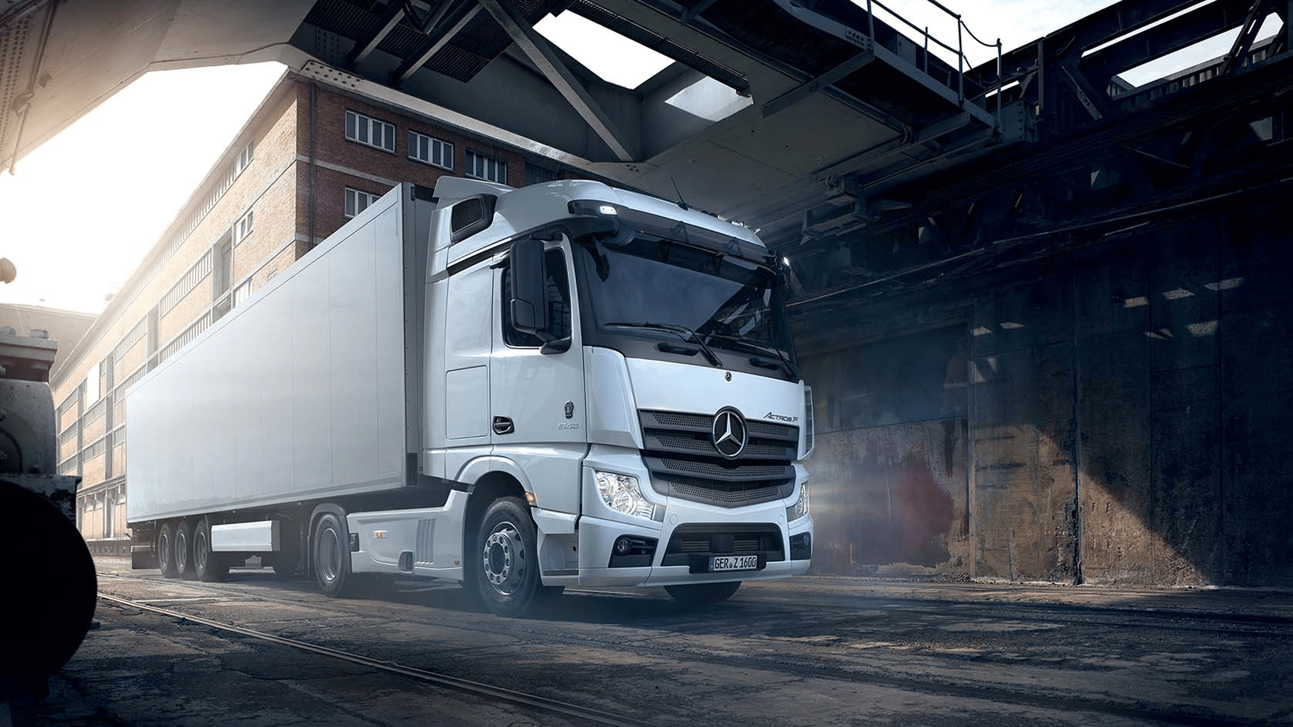 Actros F dans un entrepôt