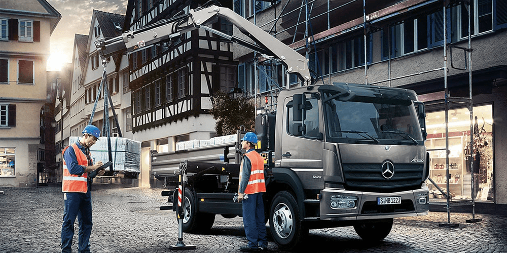 Atego en pleine rue