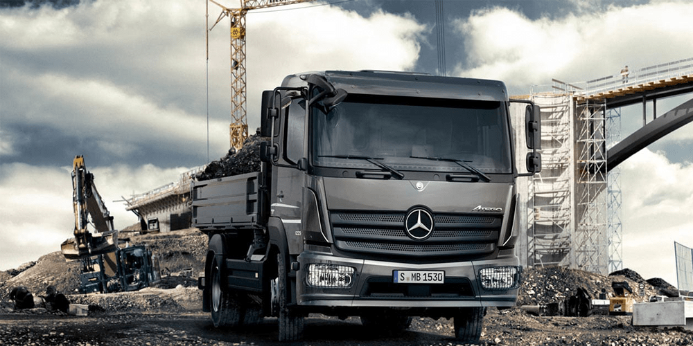 Atego sur chantier
