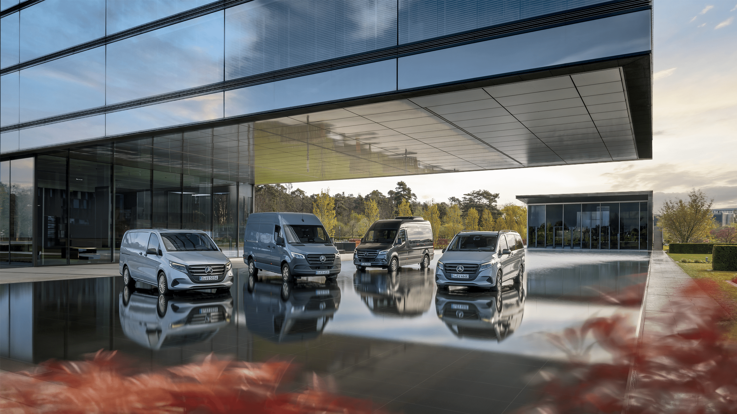 Vue d'ensemble de la gamme utilitaire Mercedes-benz