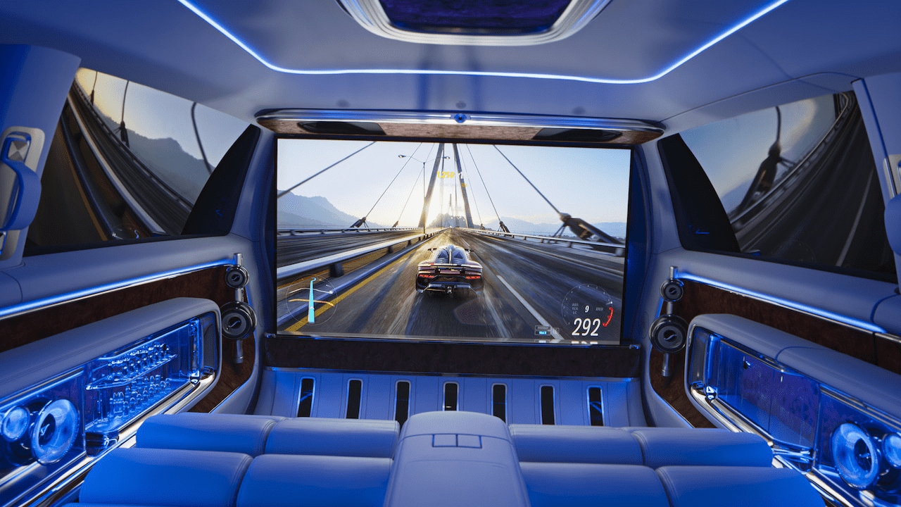 Ecran 4K du Mercedes-Benz Vision V