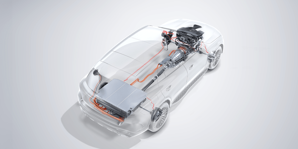 Schéma chassis du Mercedes GLC