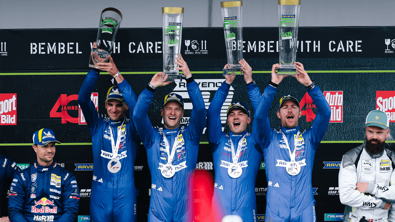 Pilotes Mercedes vainqueurs des 24 Heures de Nürburgring