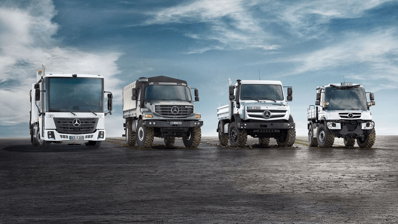 Aperçu de la gamme de camions Mercedes-Benz