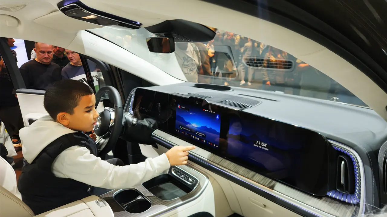 Habitacle du nouveau Mercedes VLE
