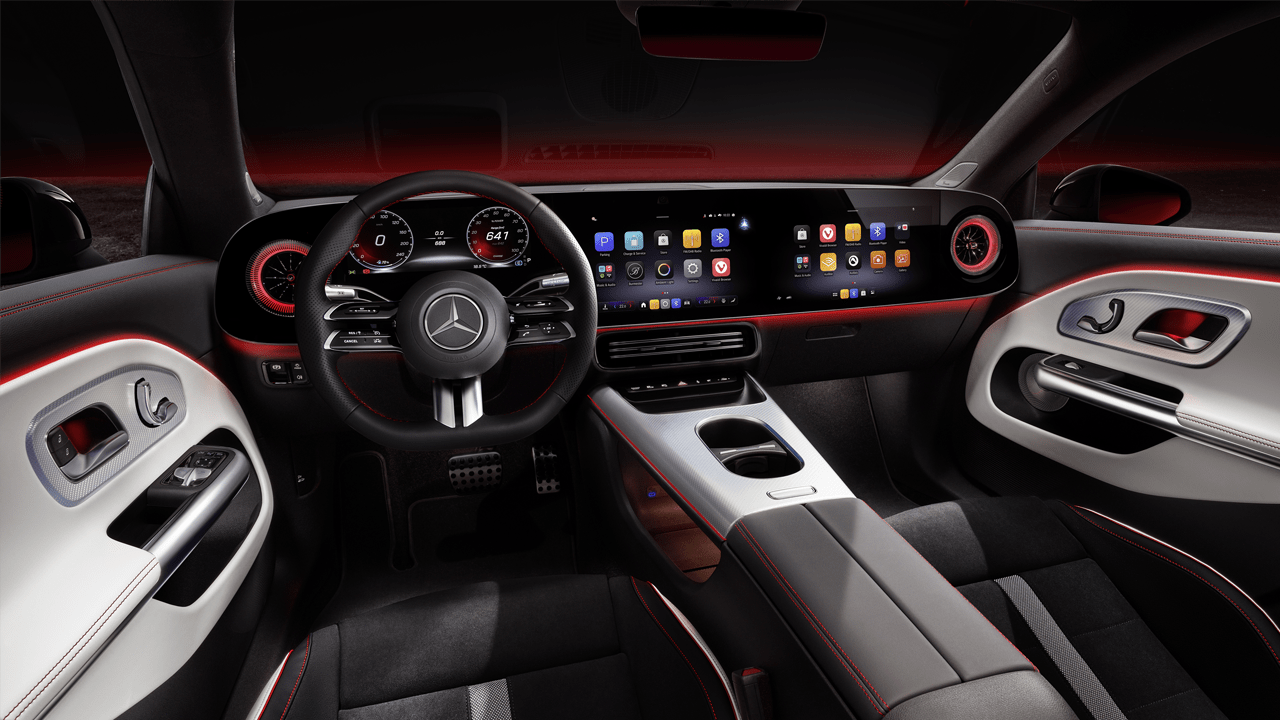 Habitacle du Mercedes CLA