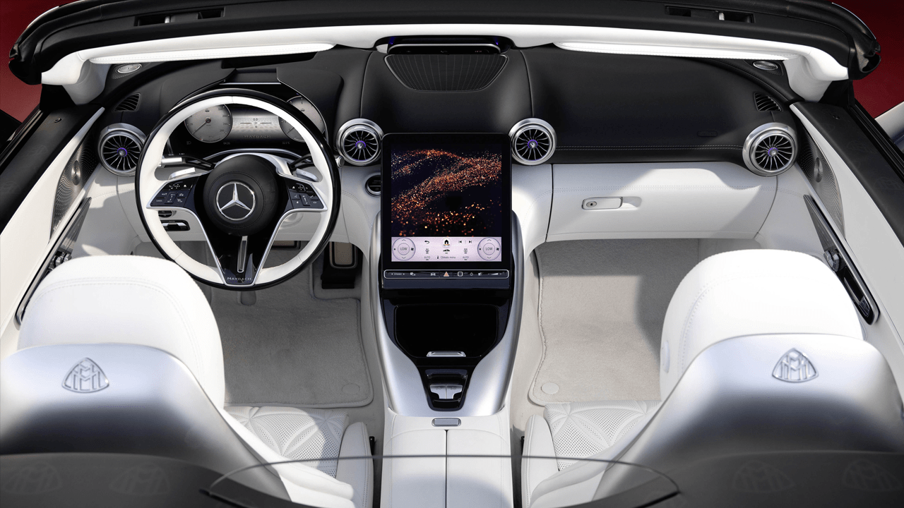 Habitacle du Mercedes Maybach