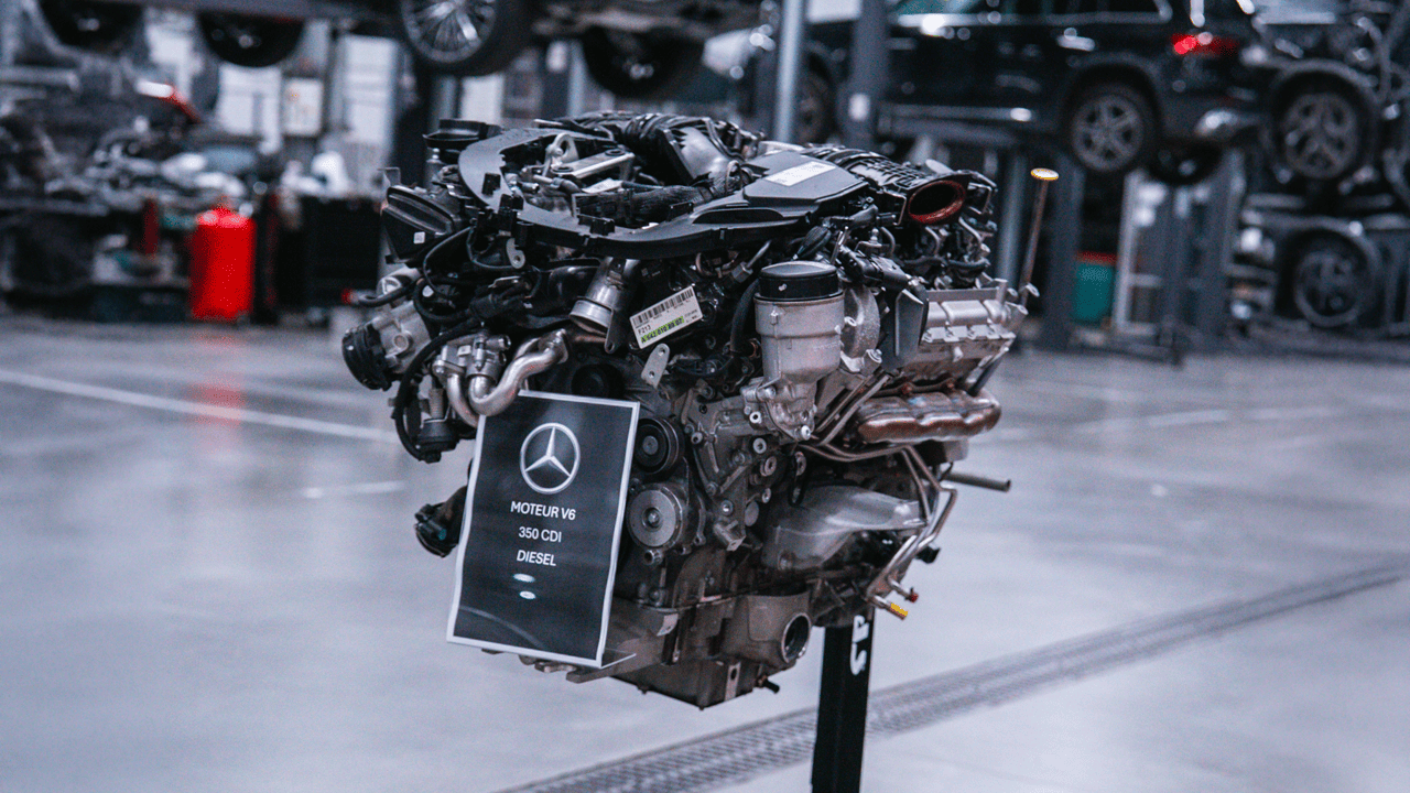 Moteur diesel Mercedes