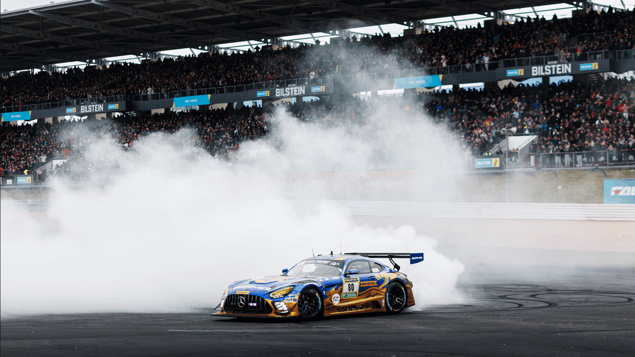 Mercedes AMG GT n°80 vainqueur des 24 Heures du Nürburgring 2026
