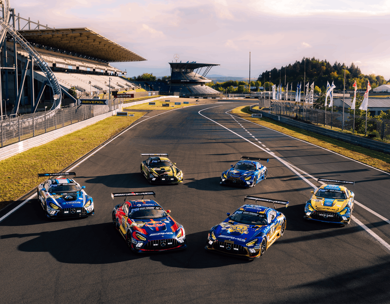 Mercedes AMG GT 3 lors des 24 Heures du Nürburgring 2026