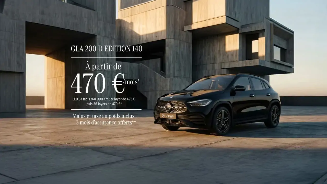 Offre GLA Salons Privés Mercedes-Benz