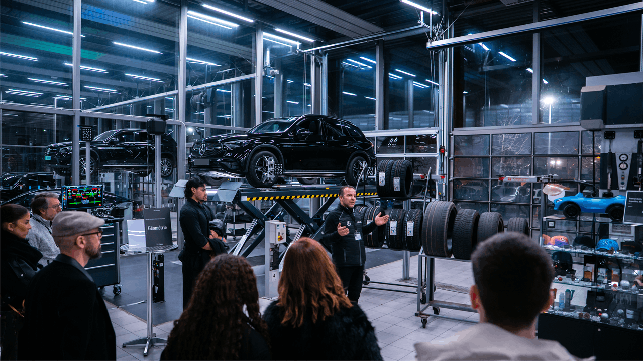 Atelier de la concession Mercedes-Benz Kroely Strasbourg