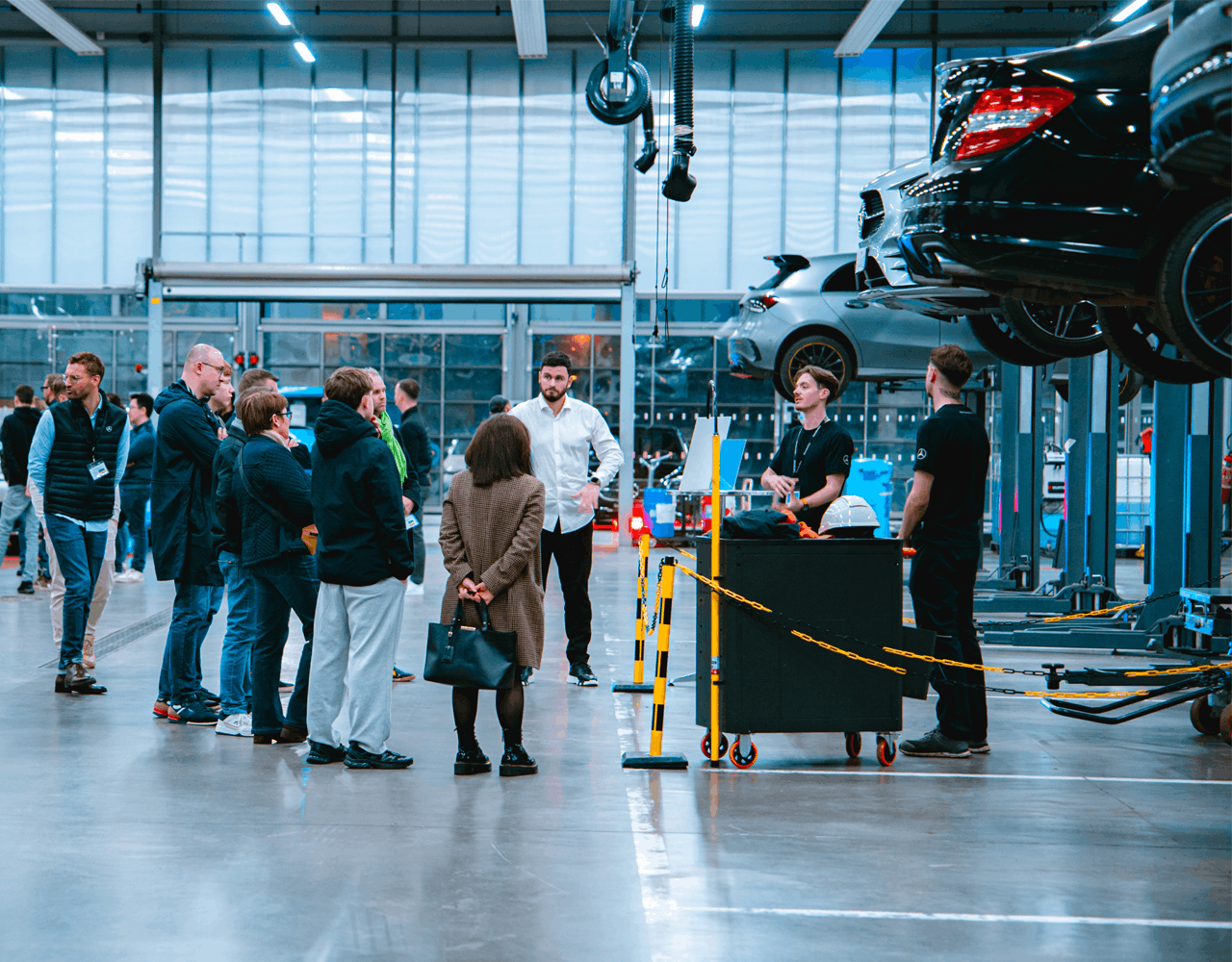 Atelier de la concession Mercedes-Benz Kroely Strasbourg