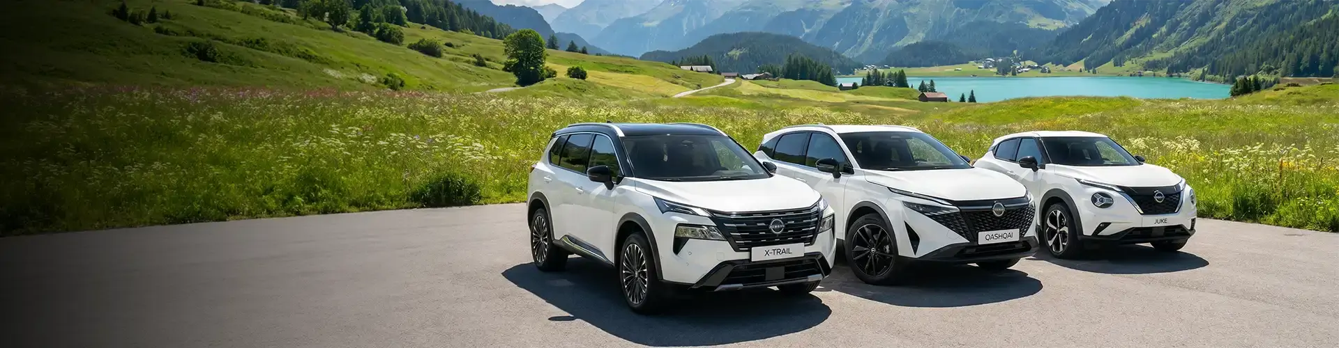 offres sur la gamme Nissan Crossover : Qashqai, Juke & X-Trail.
