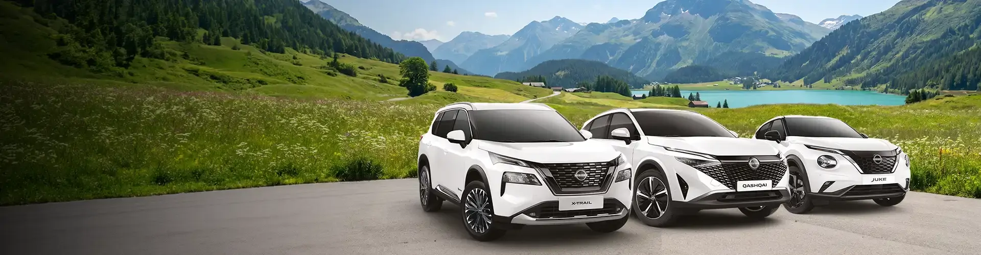 offres sur la gamme Nissan Crossover : Qashqai, Juke & X-Trail.