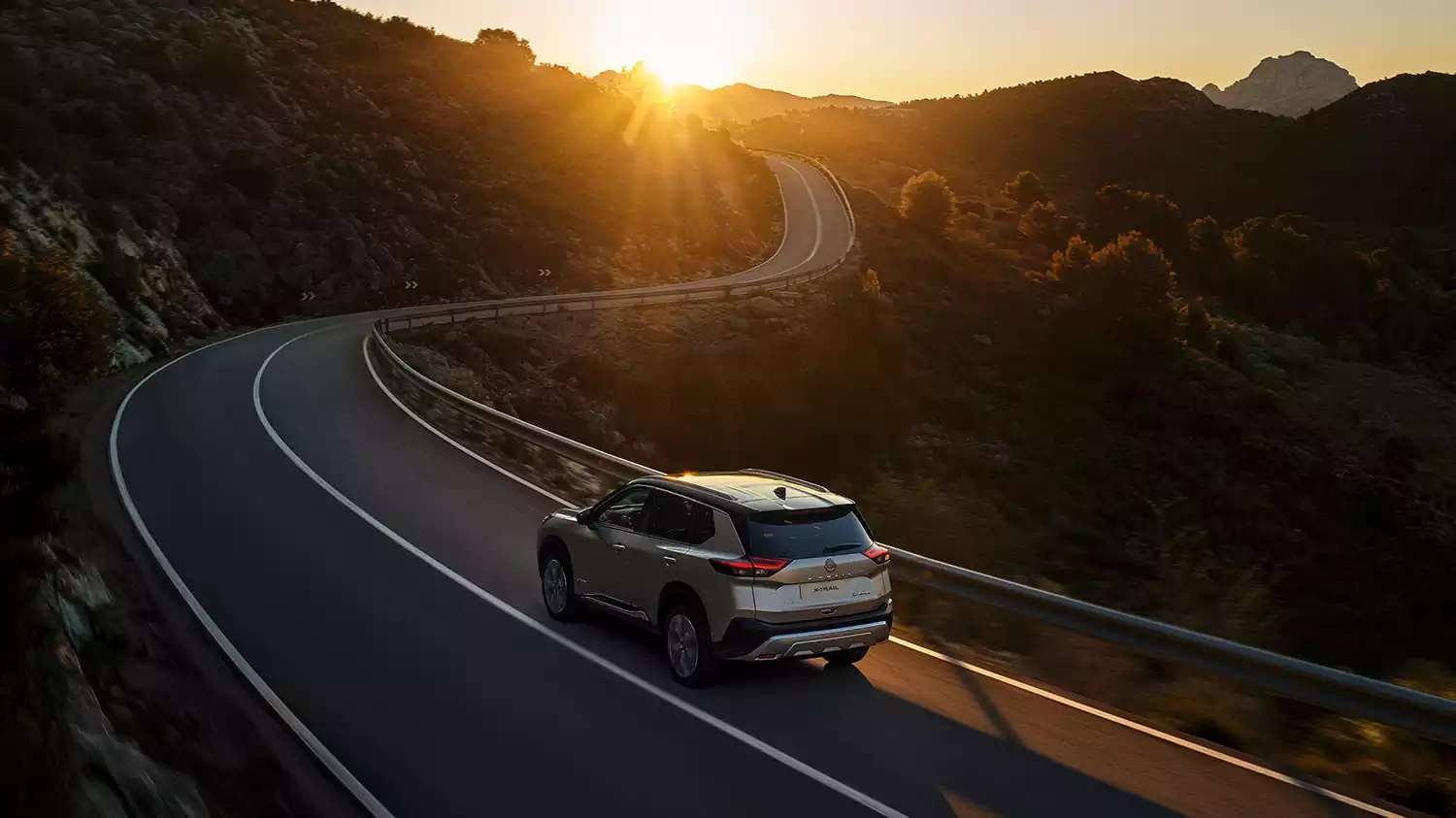 Nissan X-trail sur les routes suisse